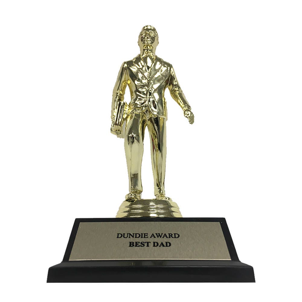 Best Dad Dundie Award Trophy the Office TV Show Michael Scott - Etsy
