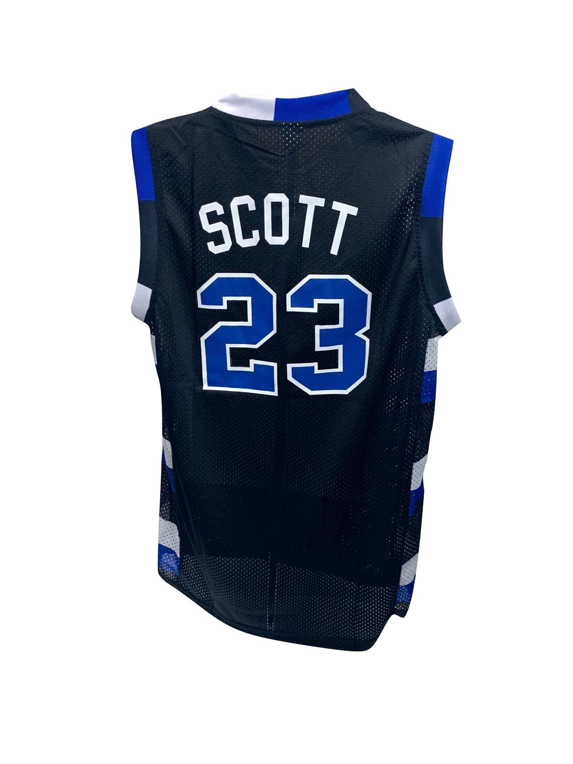 LUCAS SCOTT ONE TREE HILL RAVENS BLACK BASKETBALL JERSEY ANY NUMBER OR  PLAYER