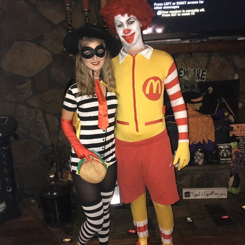 Ronald McDonald Costume Cosplay Spandex McDonald's Fancy | Etsy