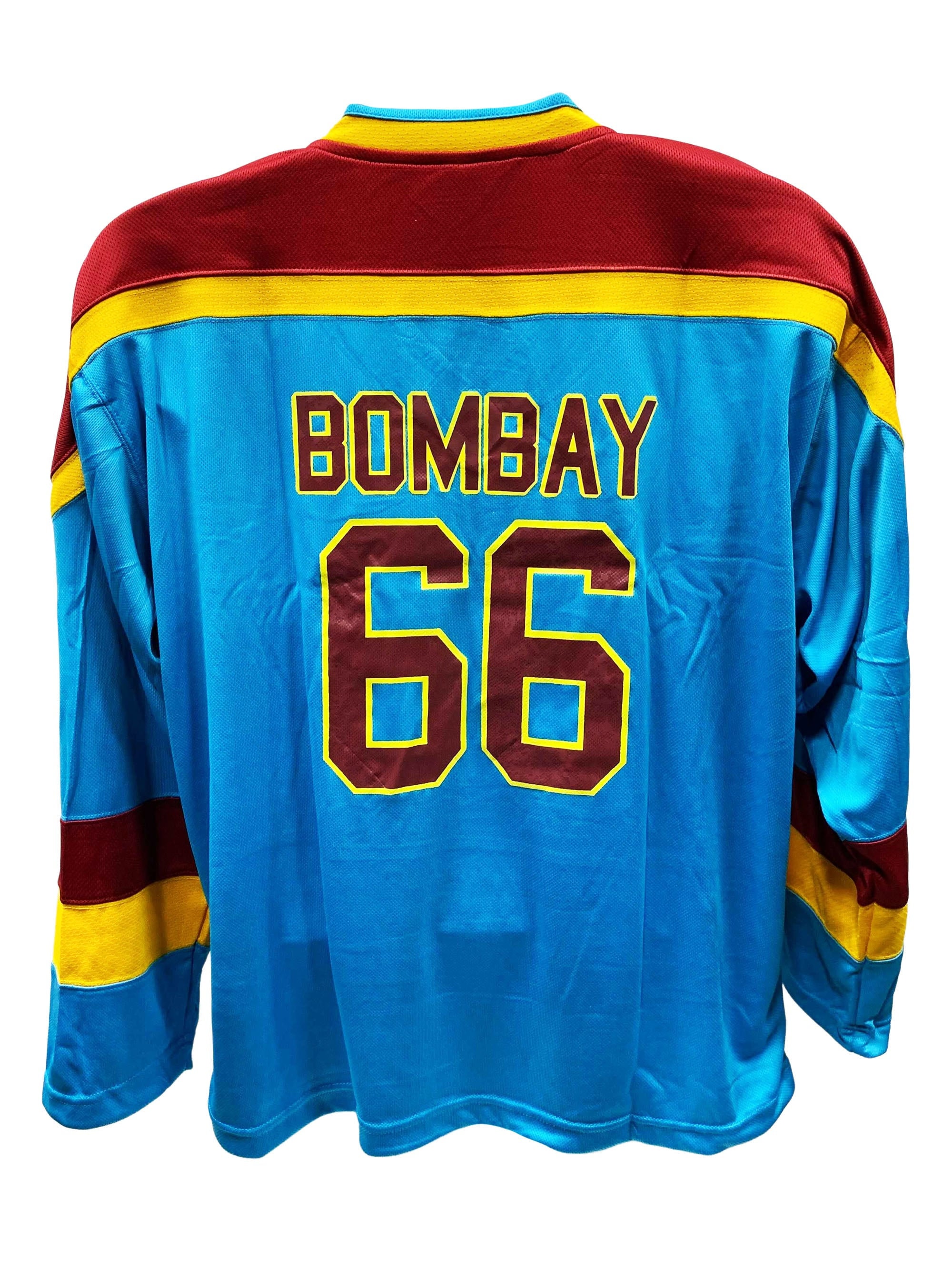 Gordon Bombay #66 Waves Hockey Jersey Mighty Ducks Movie Minnehaha Uniform  Gift