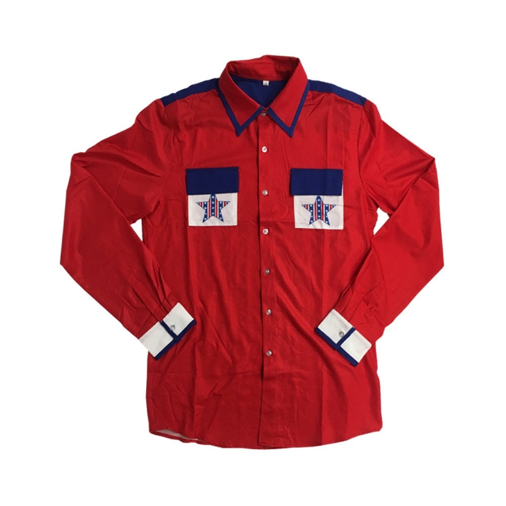 Kingpin Bowling Shirt Roy Munson Costume King Pin Movie Cowboy Stars …