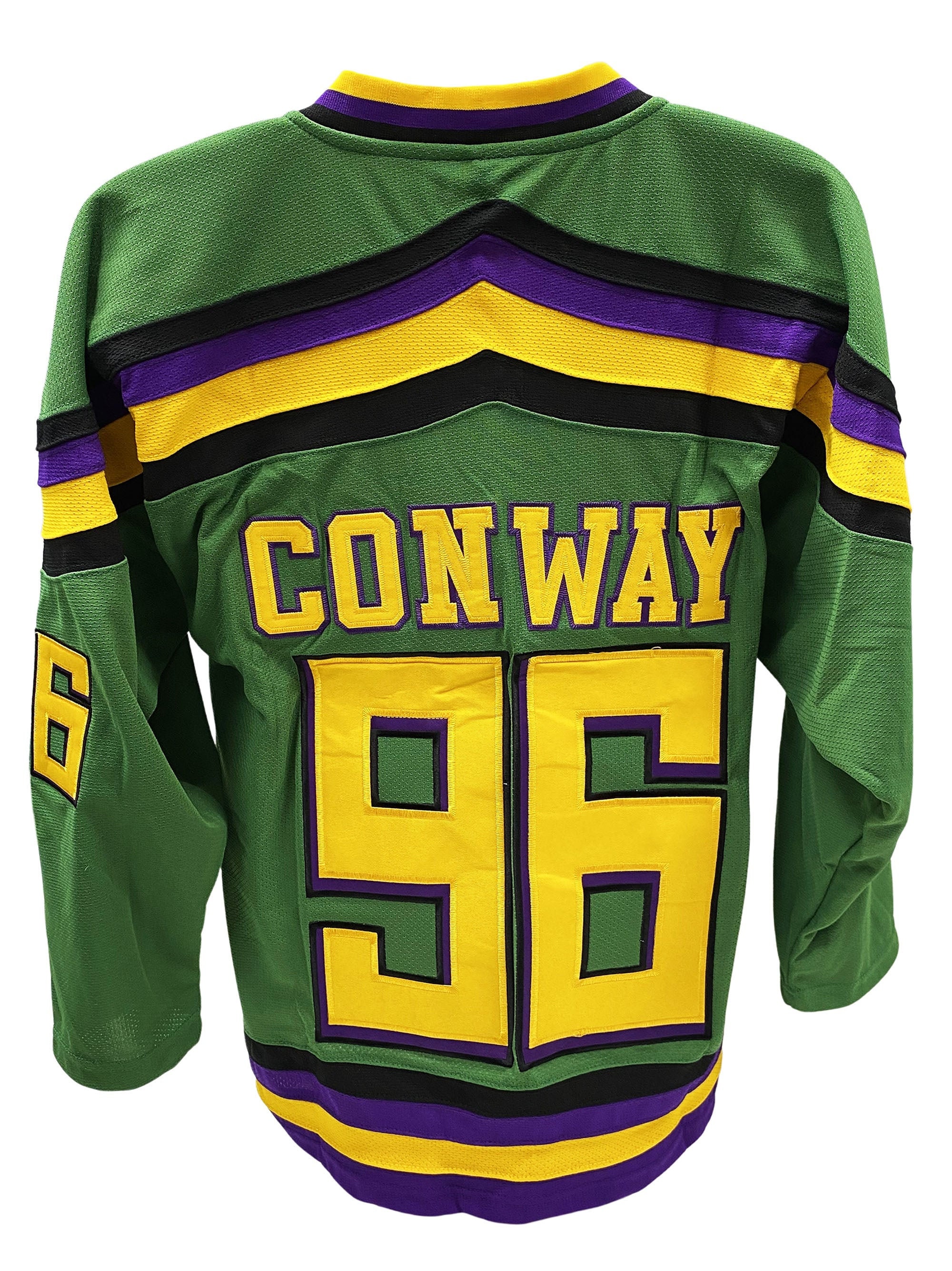  Adam Banks #99 Mighty Ducks Movie Hockey Jersey White Green  Black(Green, Small) : Clothing, Shoes & Jewelry