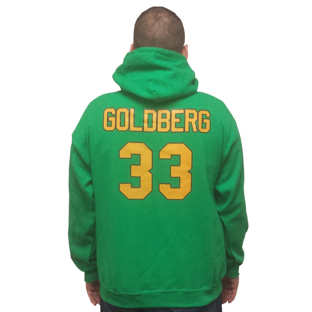 Greg Goldberg #33 Ducks Hockey Jersey Embroidered Costume Mighty Movie  Uniform 