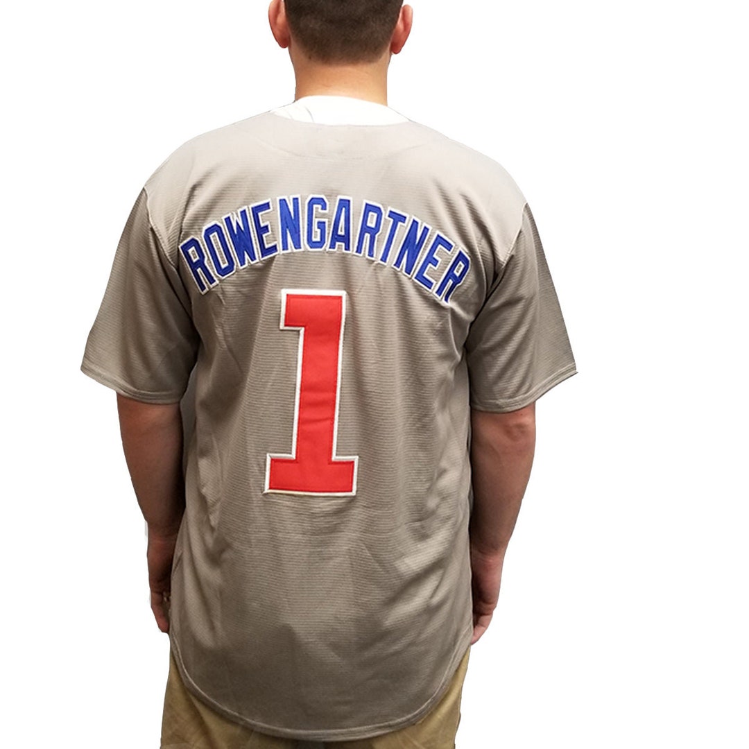 Henry Rowengartner 1 Deluxe Embroidered Baseball Jersey 