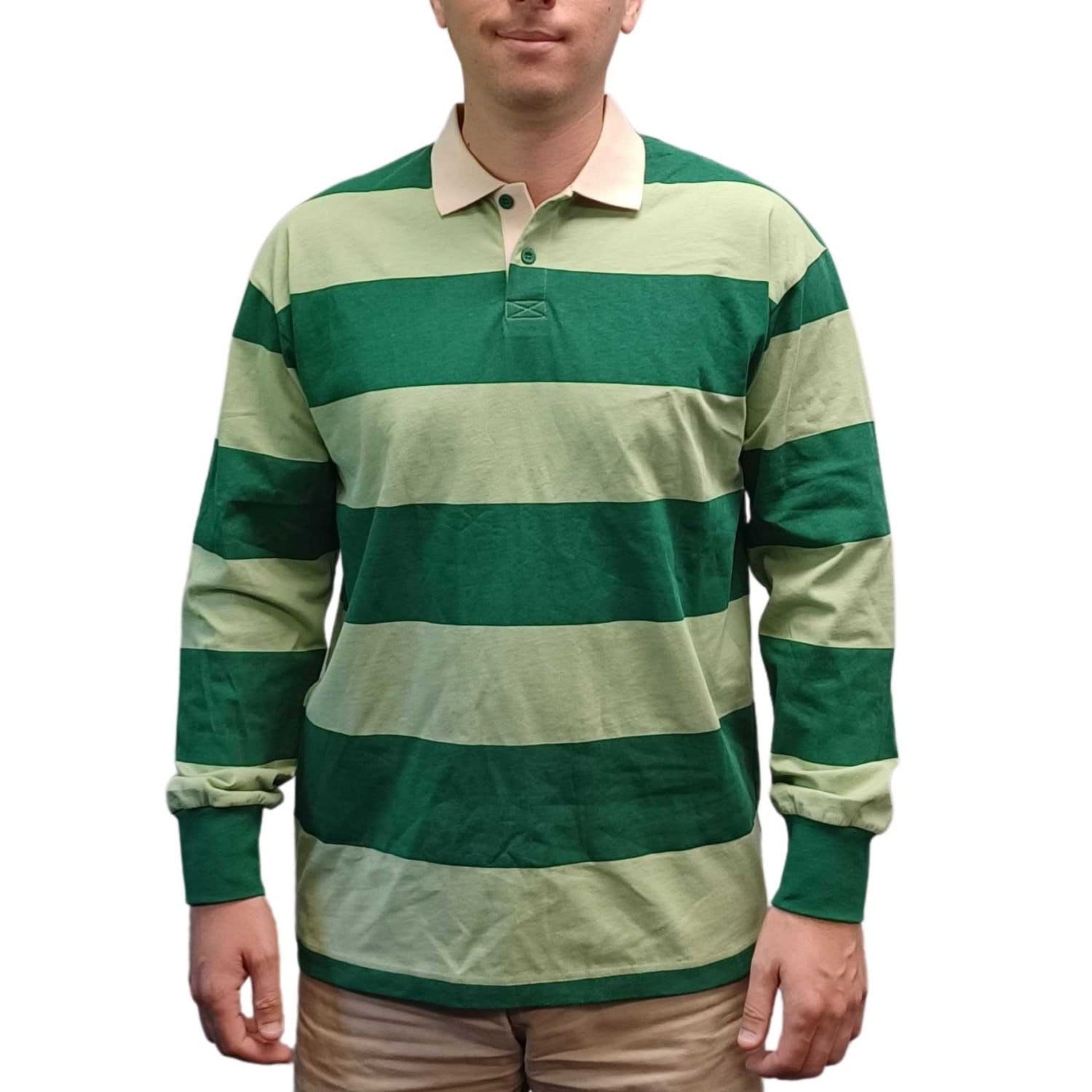 Green Striped Shirt - Etsy