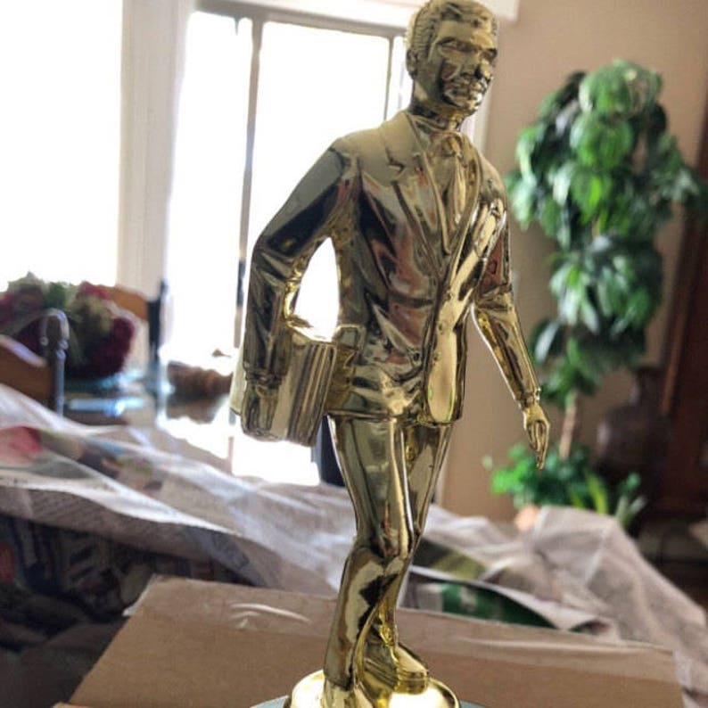 Show Me The Money Dundie Award Trophy The Office TV Show Michael Scott Oscar Martinez Dunder Mifflin Dundies Prop Dundy Accountant Gift Idea