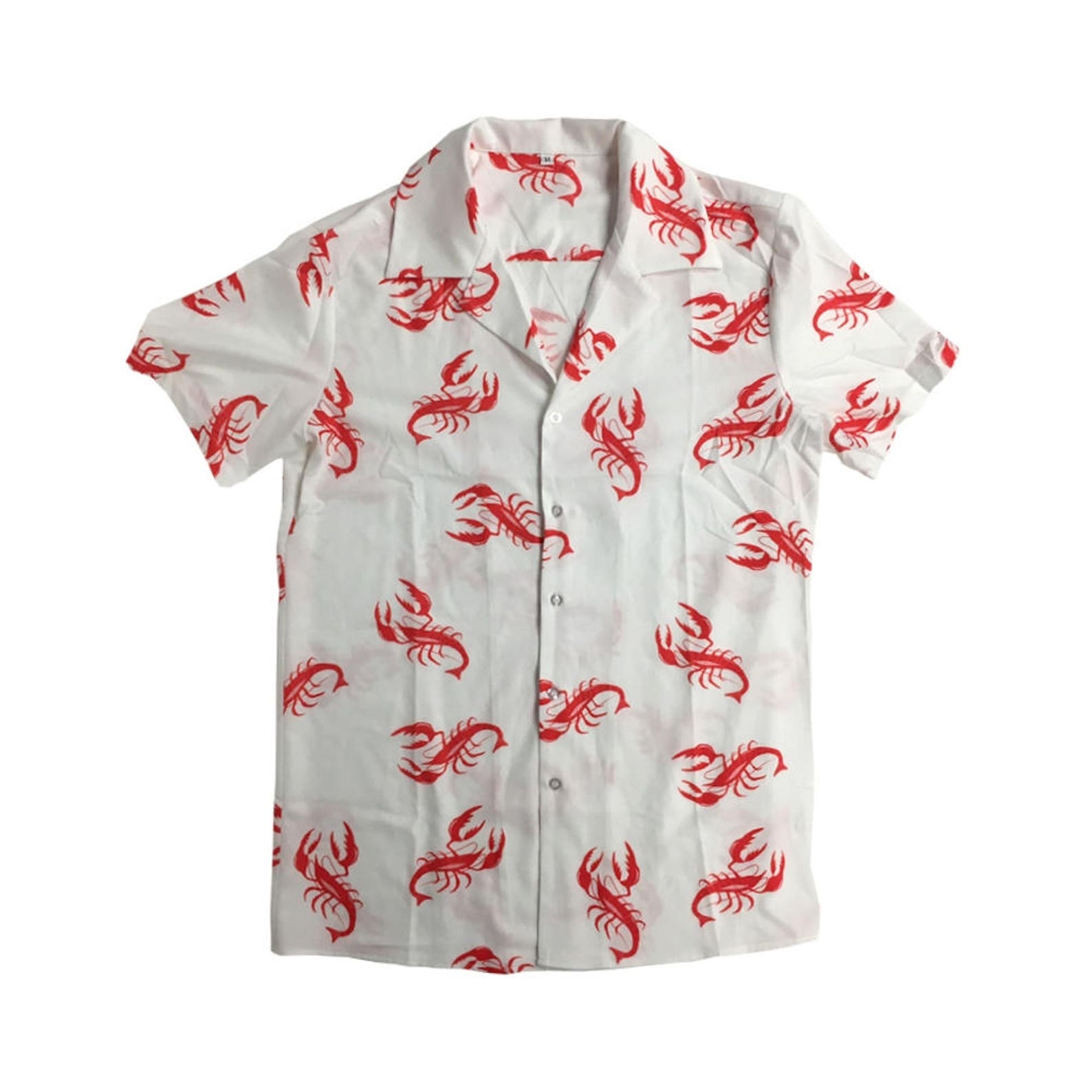 Lobster Shirt Kramer Seinfeld TV Show Costume Button Down Up Etsy