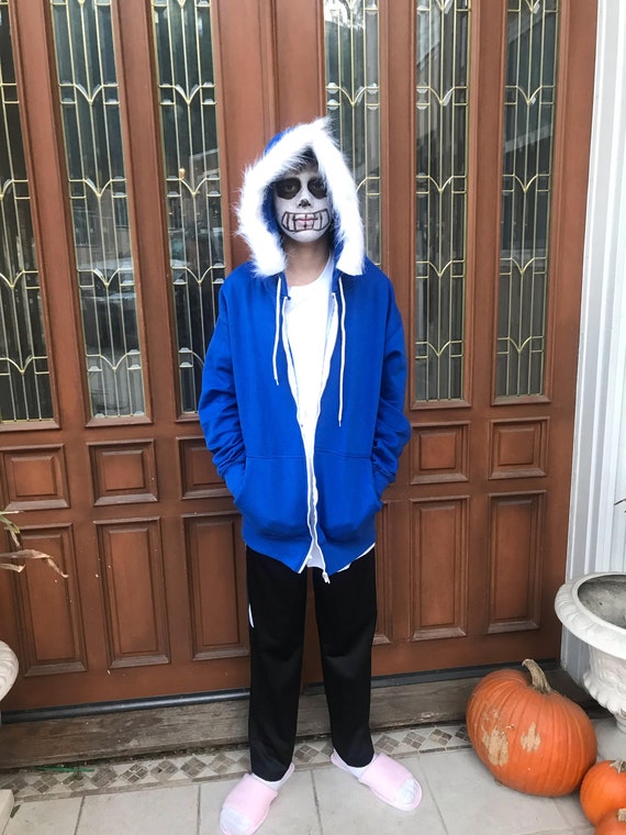 Sans Hoodie Undertale Skeleton Fur Hood 