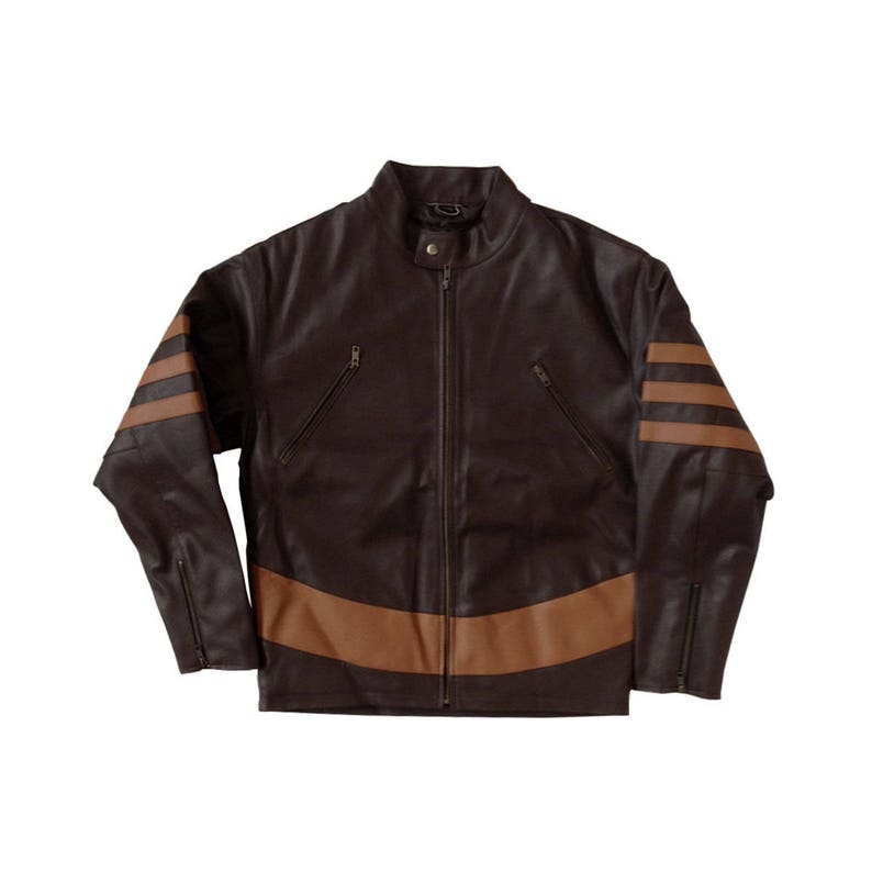 Wolverine Synthetic Leather Jacket Logan Costume X Men Coat Hugh Jackman Fancy Dress Cosplay Faux Motorcycle High Quality