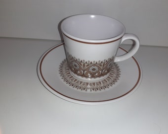 Noritake Progression China Century 9044 Cup and Saucer