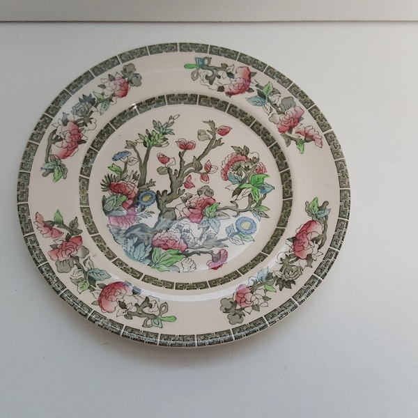 vintage Johnson Brothers Chine Indian Tree Plate 8 pouces