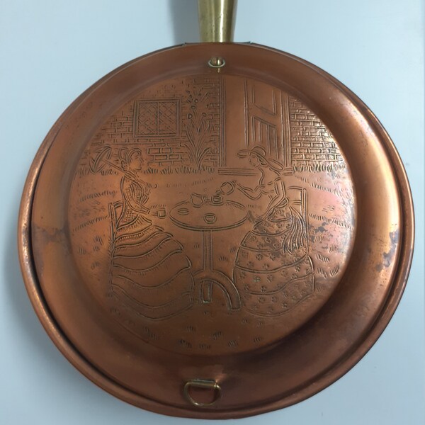 Copper Bed Warmer Etsy UK