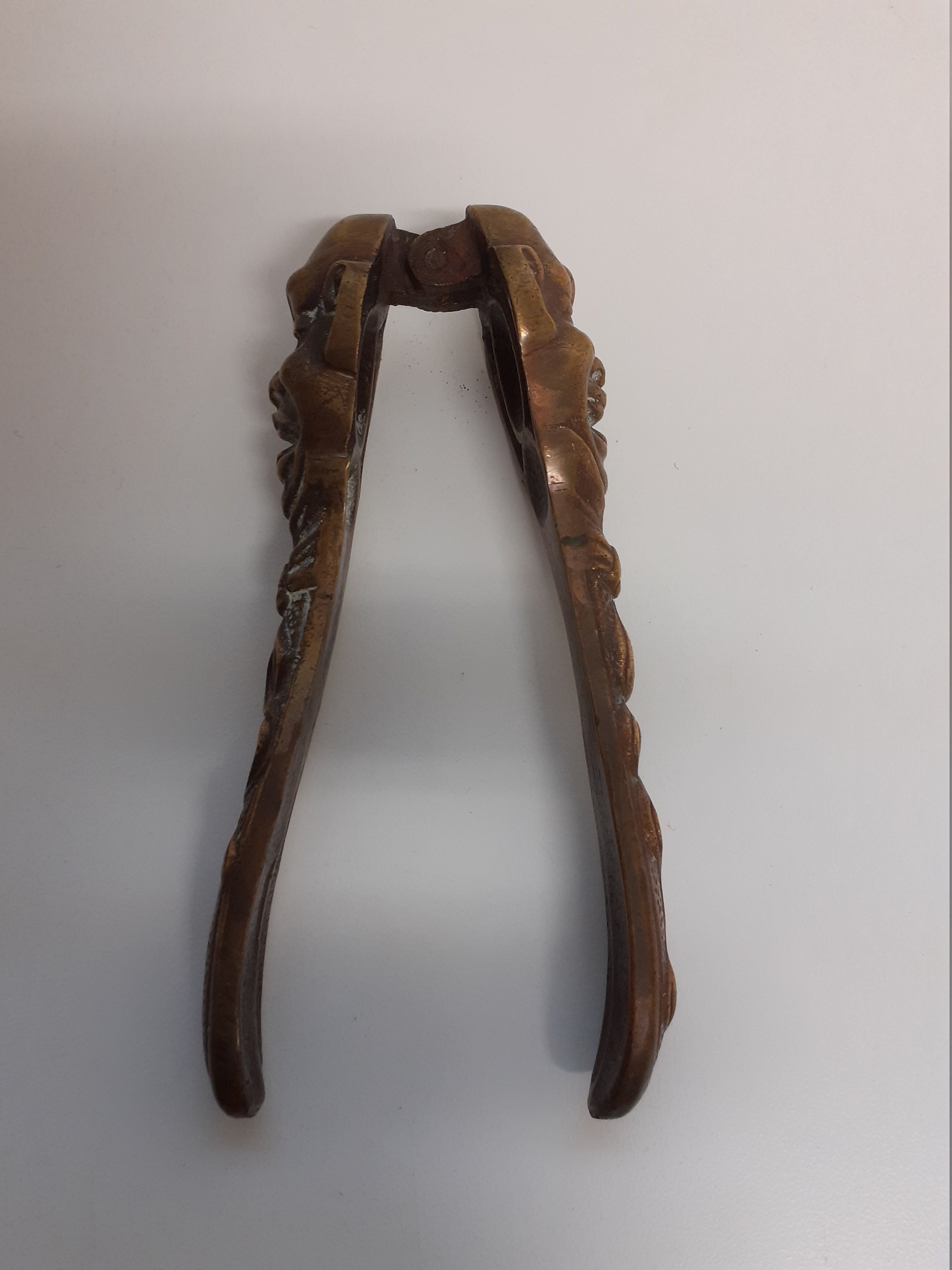 Antique Solid Brass Nut Crackers Bald Man Turkish 5 1/2 Inches Etsy