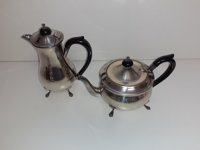 Vintage EPNS Yeoman Silver Plated Teapot and Coffee Pot Set Etsy