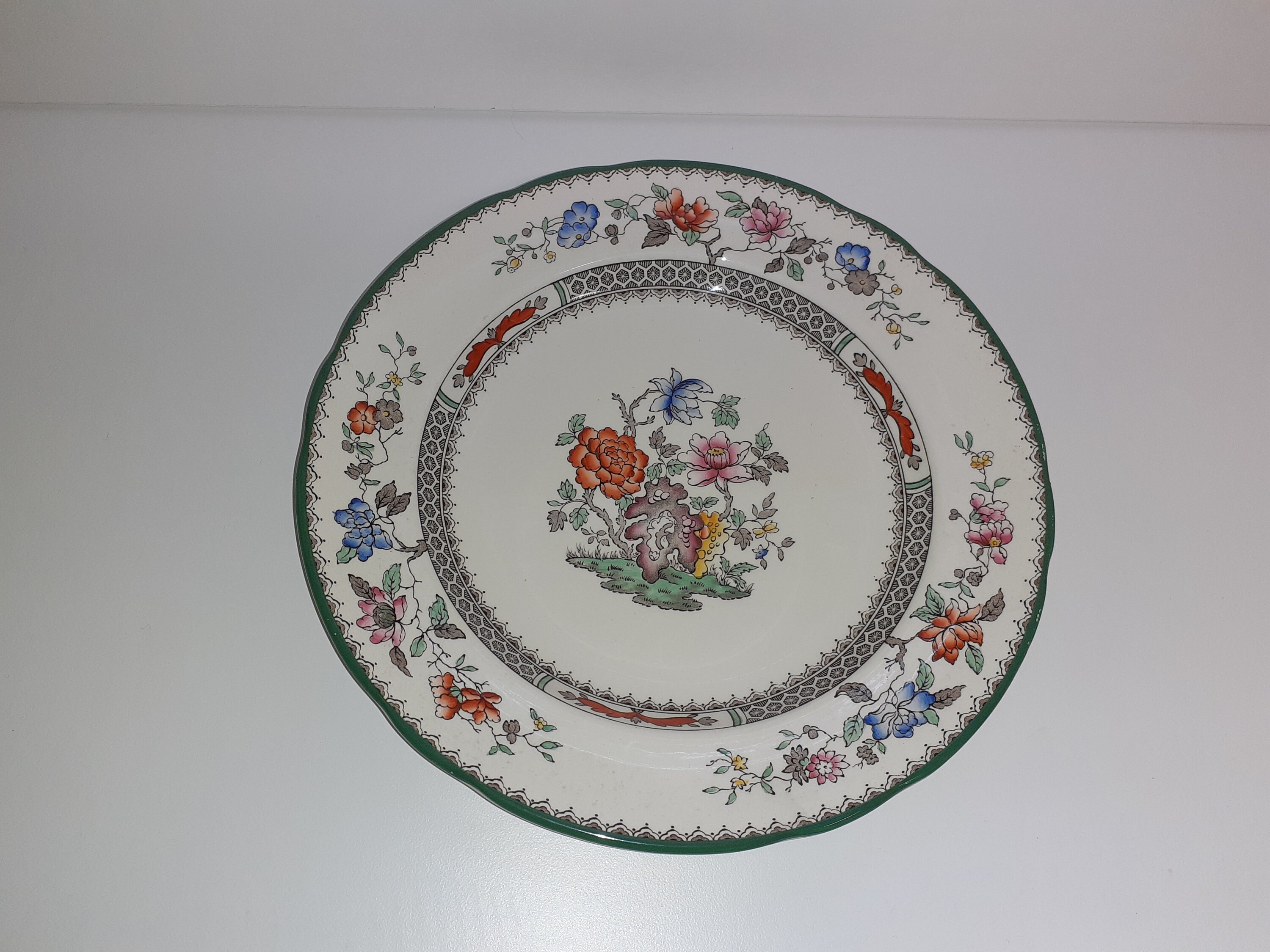 Vintage Spode China Chinese Rose Plate 9 inches Etsy