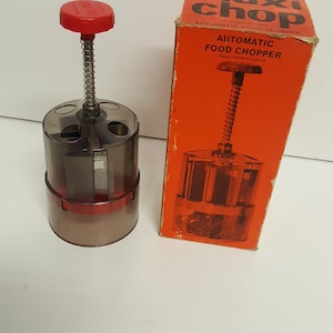 Swiss Made Kitchen Equipment: Great Zyliss Food Chopper, True Vintage 1969  Gadget, Brand New With Box, Nostalgic Gift for Chef, Mother 