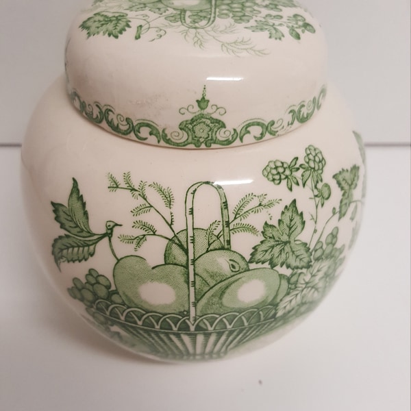Green Ginger Jar Etsy