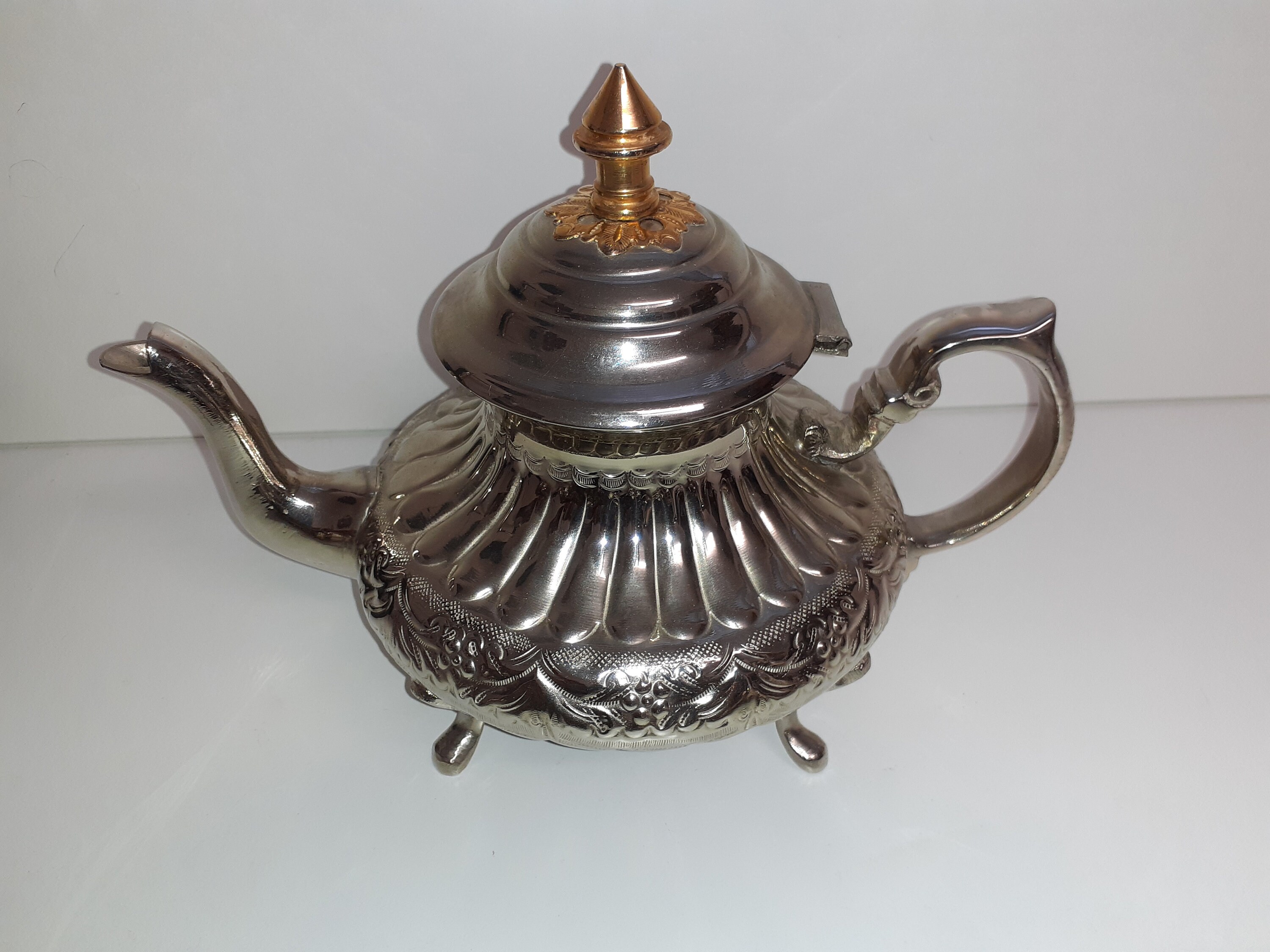 Silver Plated EPNS Turkish Teapot Etsy