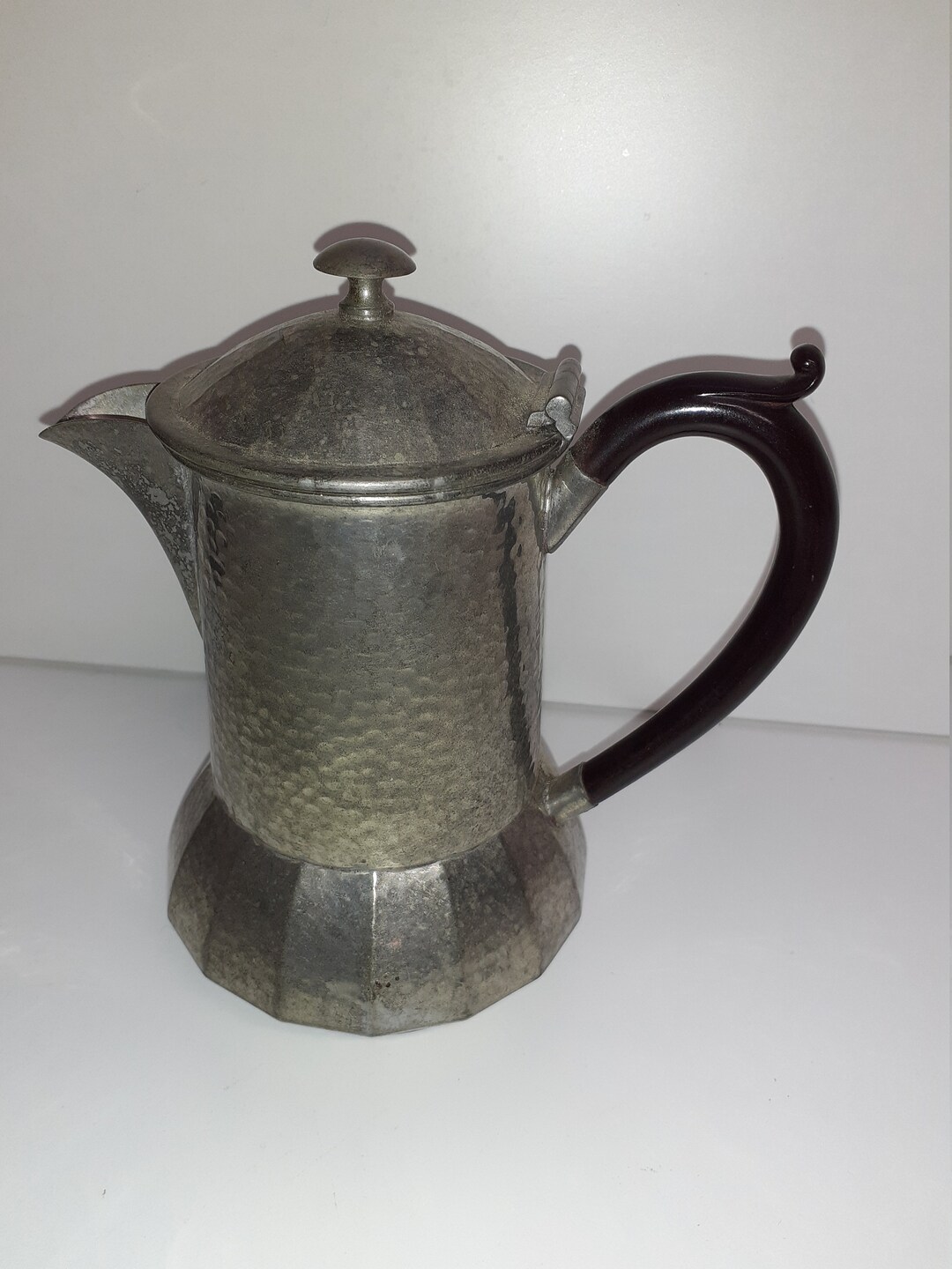 Antique Civic Pewter Coffee Water Pot Circa 1930s Etsy
