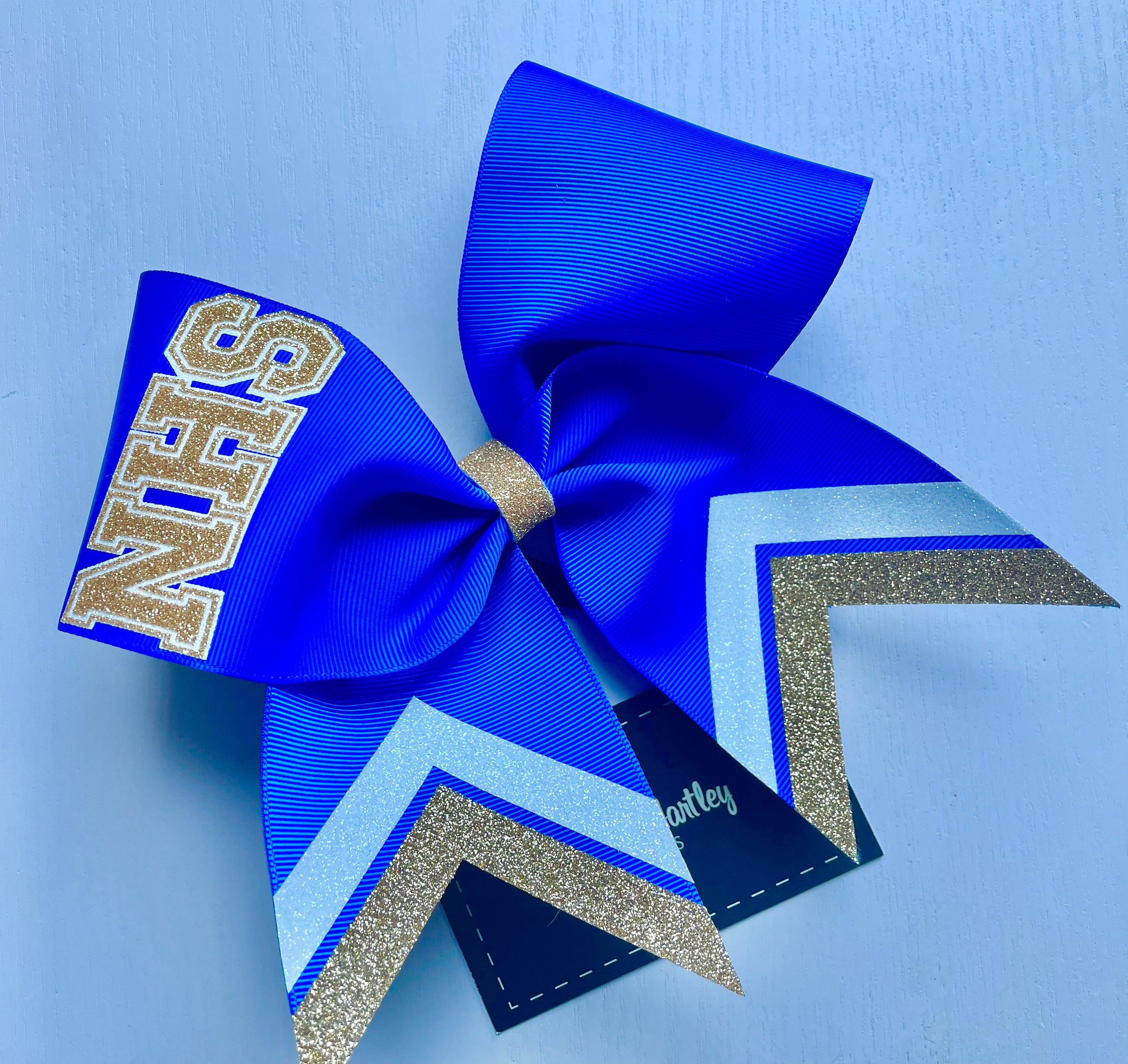 Custom Glitter Grosgrain Ribbon Team Cheer Bow Sideline Cheer Etsy