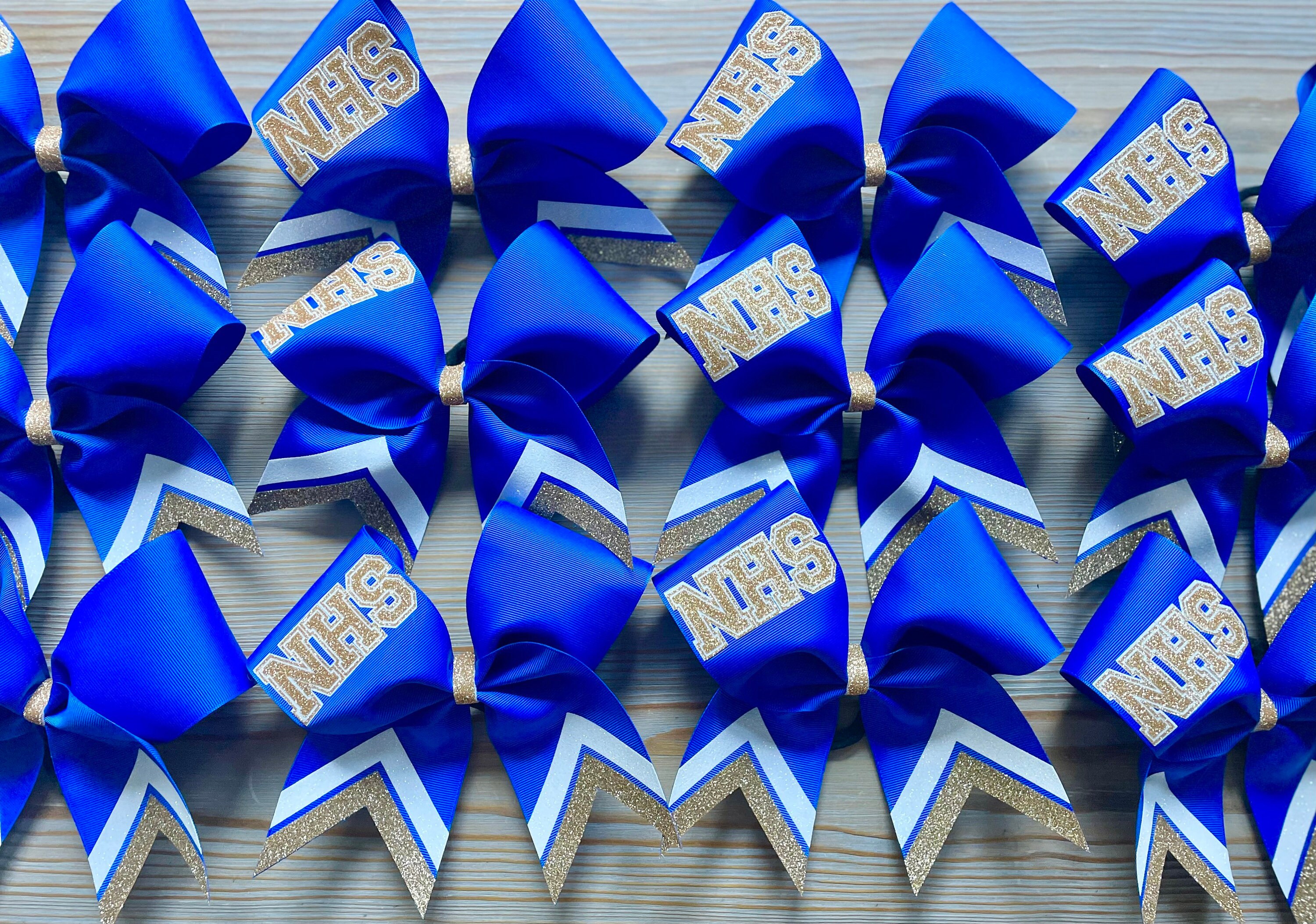 Custom Glitter Grosgrain Ribbon Team Cheer Bow Sideline Cheer Etsy