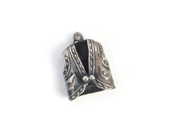 Vintage Silver Charm, Cowboy Vest