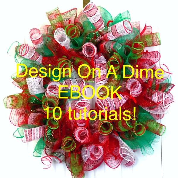 How to Make Mesh Wreaths Etsy