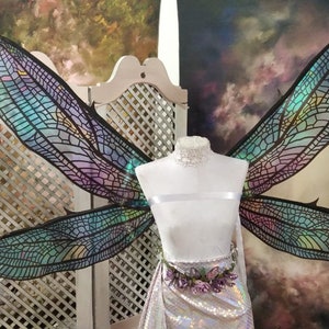 Made to order - Vignette - Carnival Row- Costume/ photo props / Maternity- fairy wings - Fairy