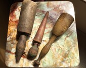 Vintage Wood Mashers, Pestle, vintage wooden mashers