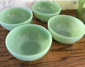 Jadeite Fire King Cereal Chili Bowls 5 inch all 4