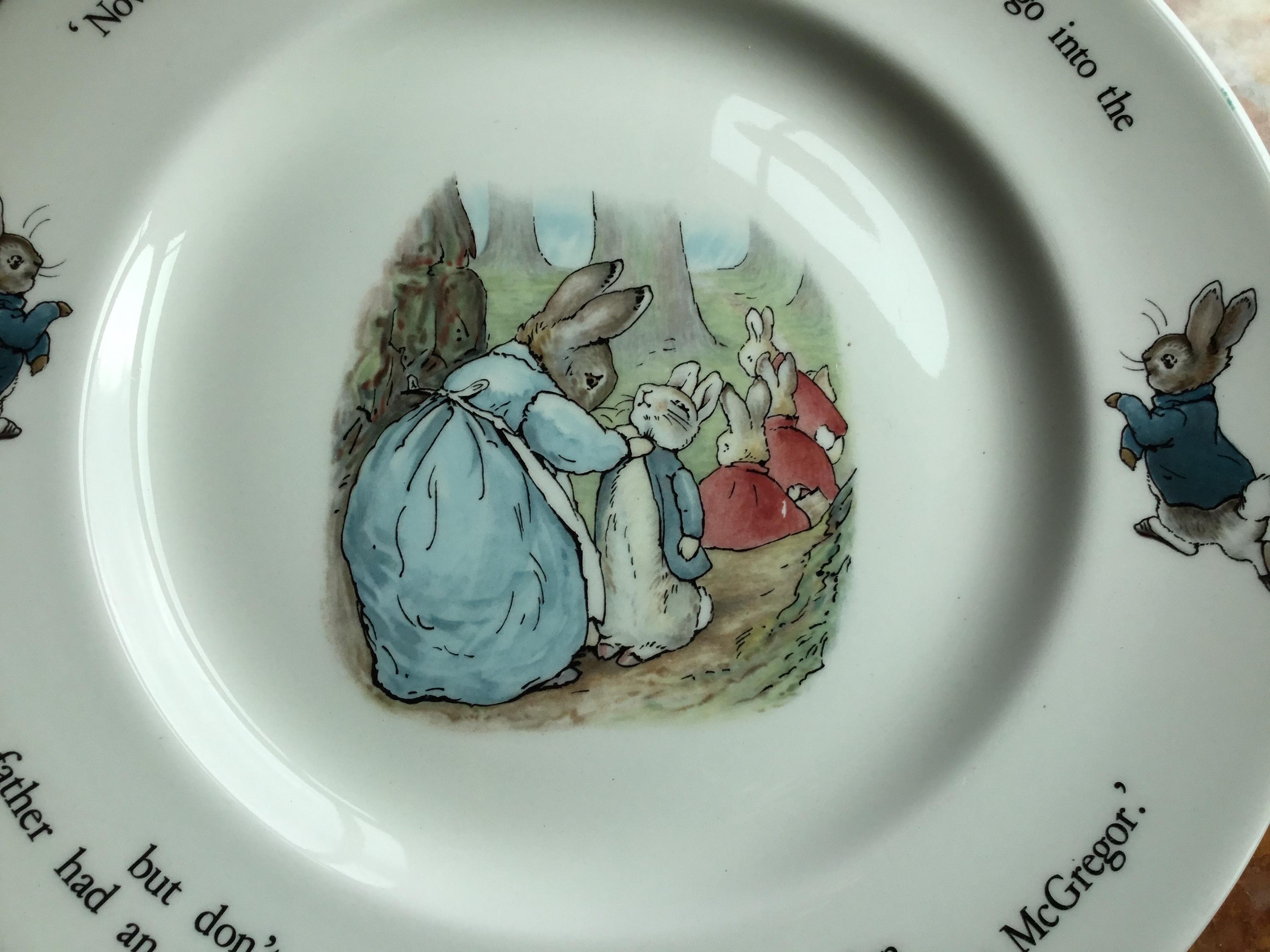 Beatrix Potter Wedgewood Peter Rabbit Display Plate - Etsy