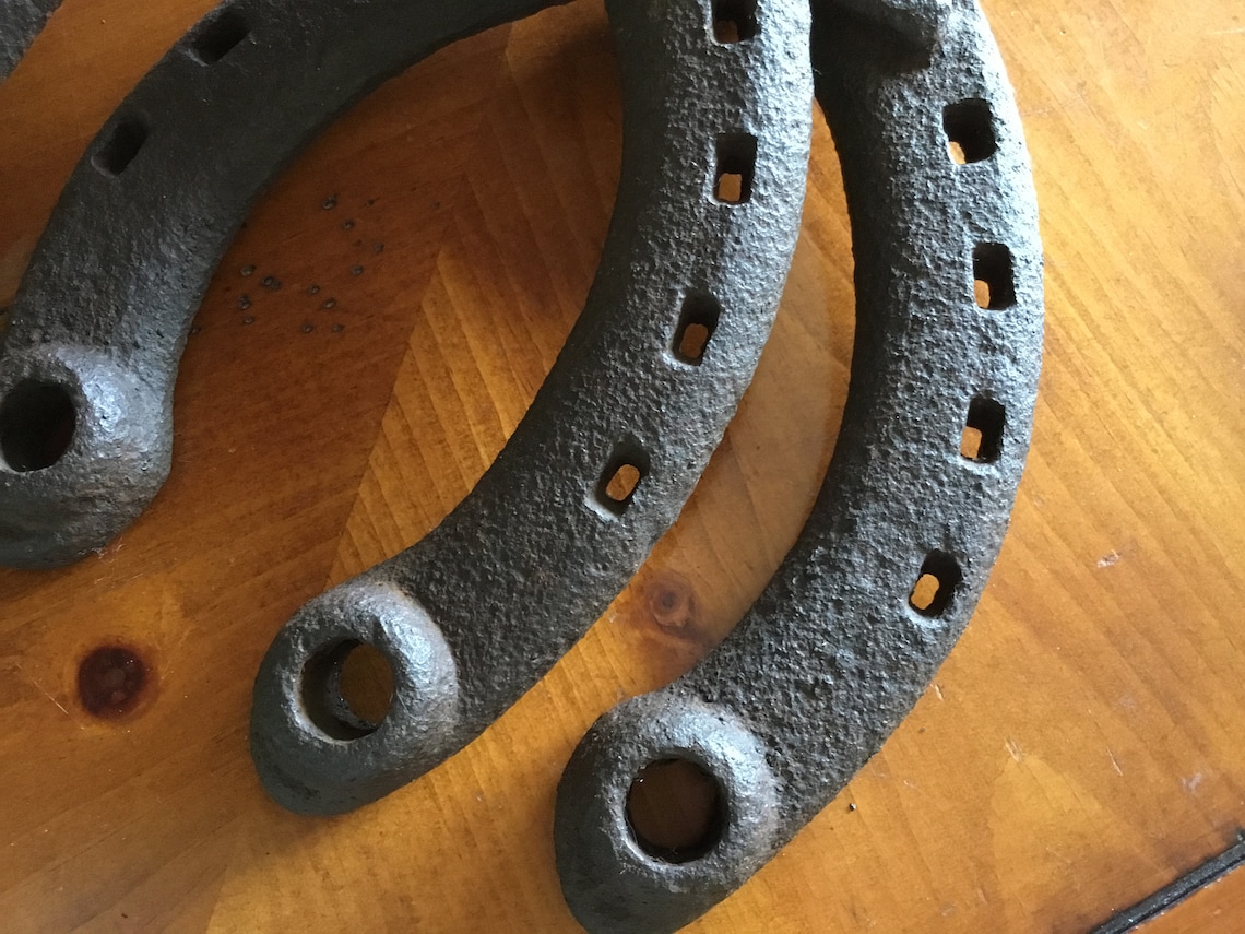 Pair Draft Horseshoes Etsy
