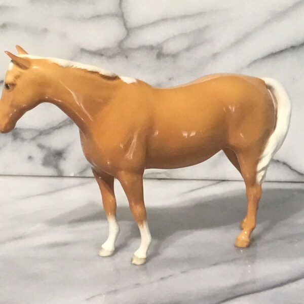 Beswick Palomino Horse, Equestrian Figurine, Palomino Statue