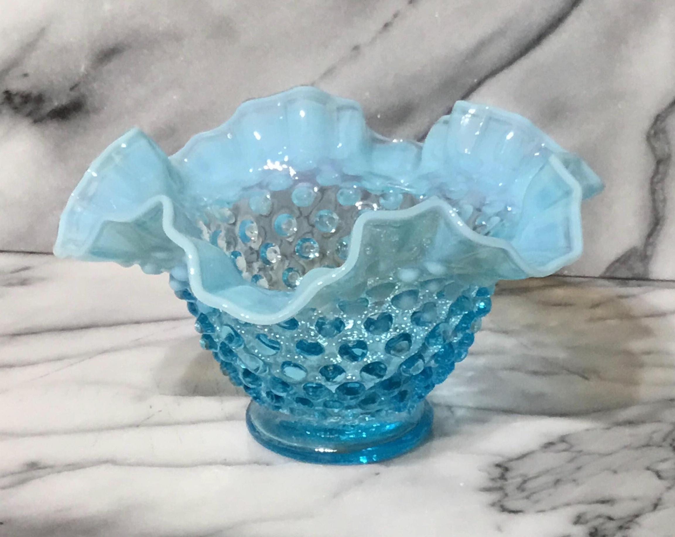 Fenton Blue Opalescent - Etsy