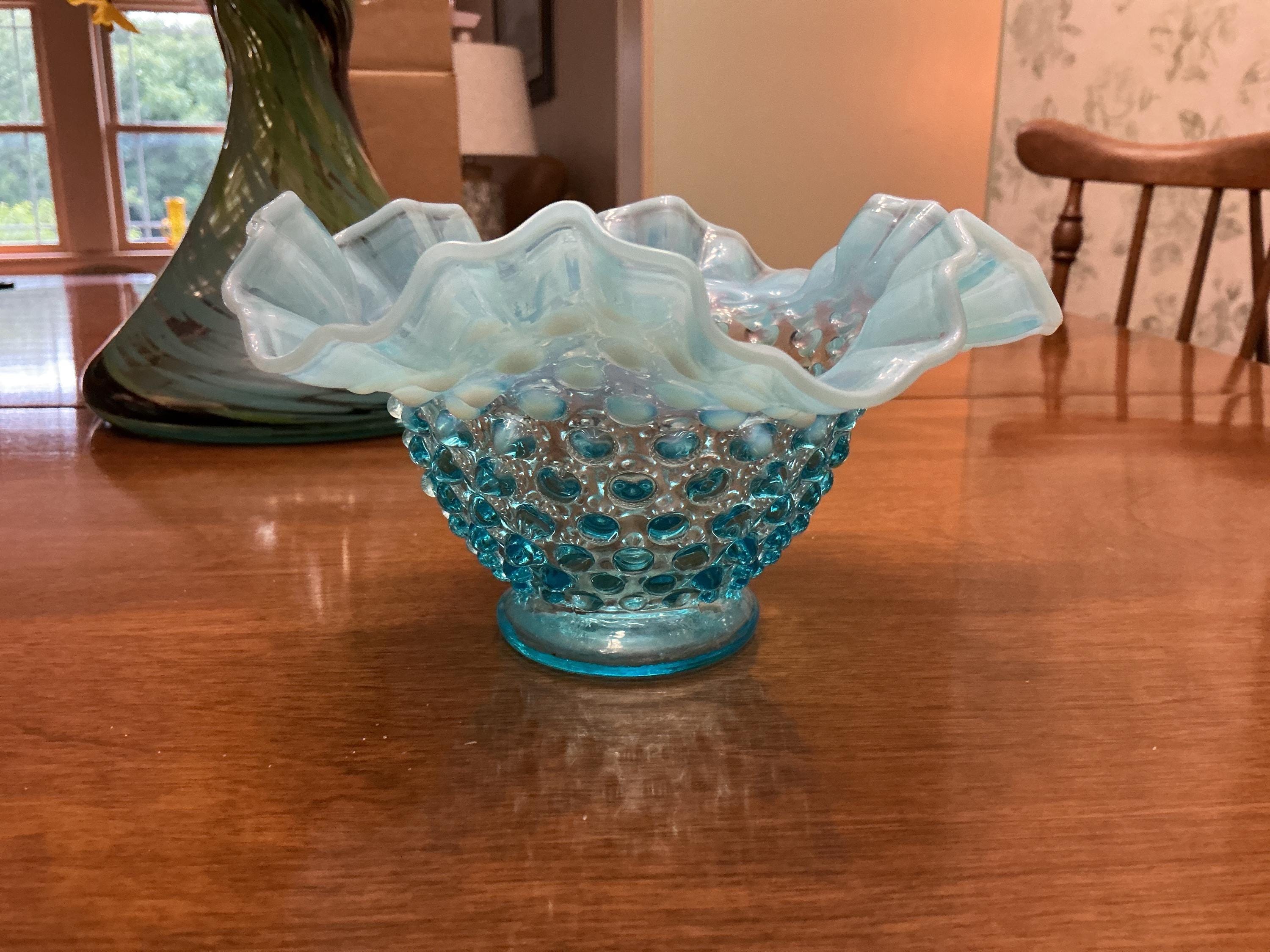 Fenton Blue Opalescent - Etsy