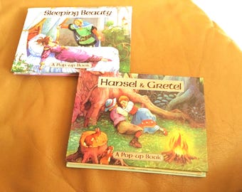 Vintage Pop Up Collectible Hansel & Gretel, Sleeping Beauty