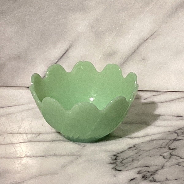 Jadeite Lotus Blossom Bowl