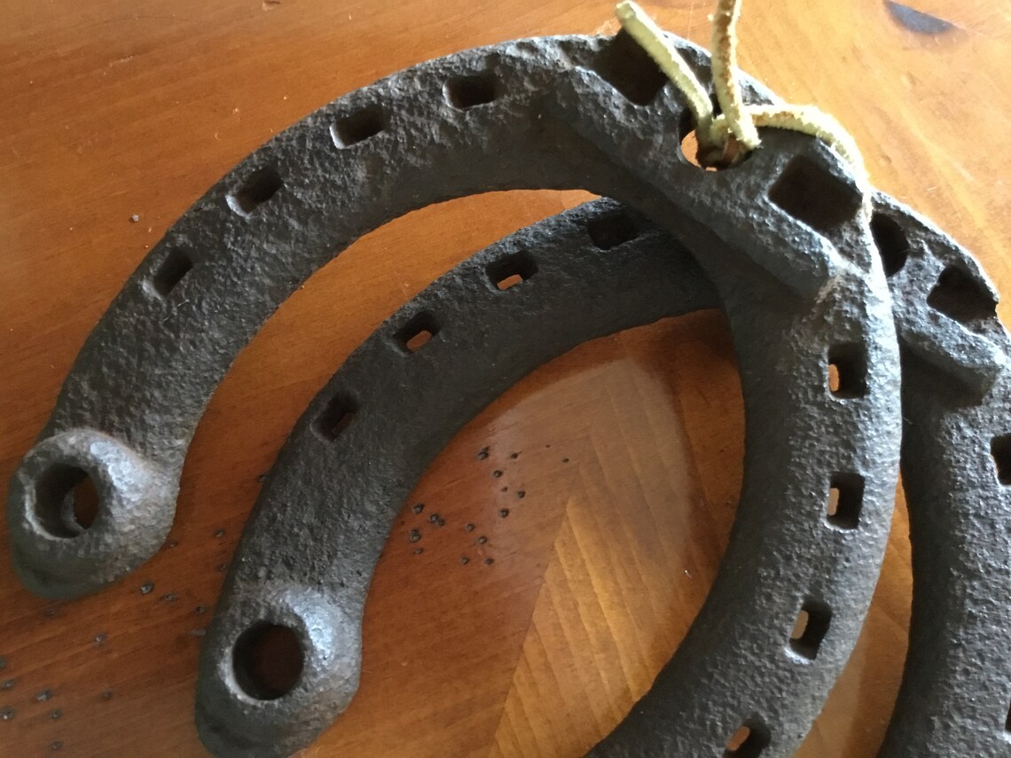 Pair Draft Horseshoes Etsy