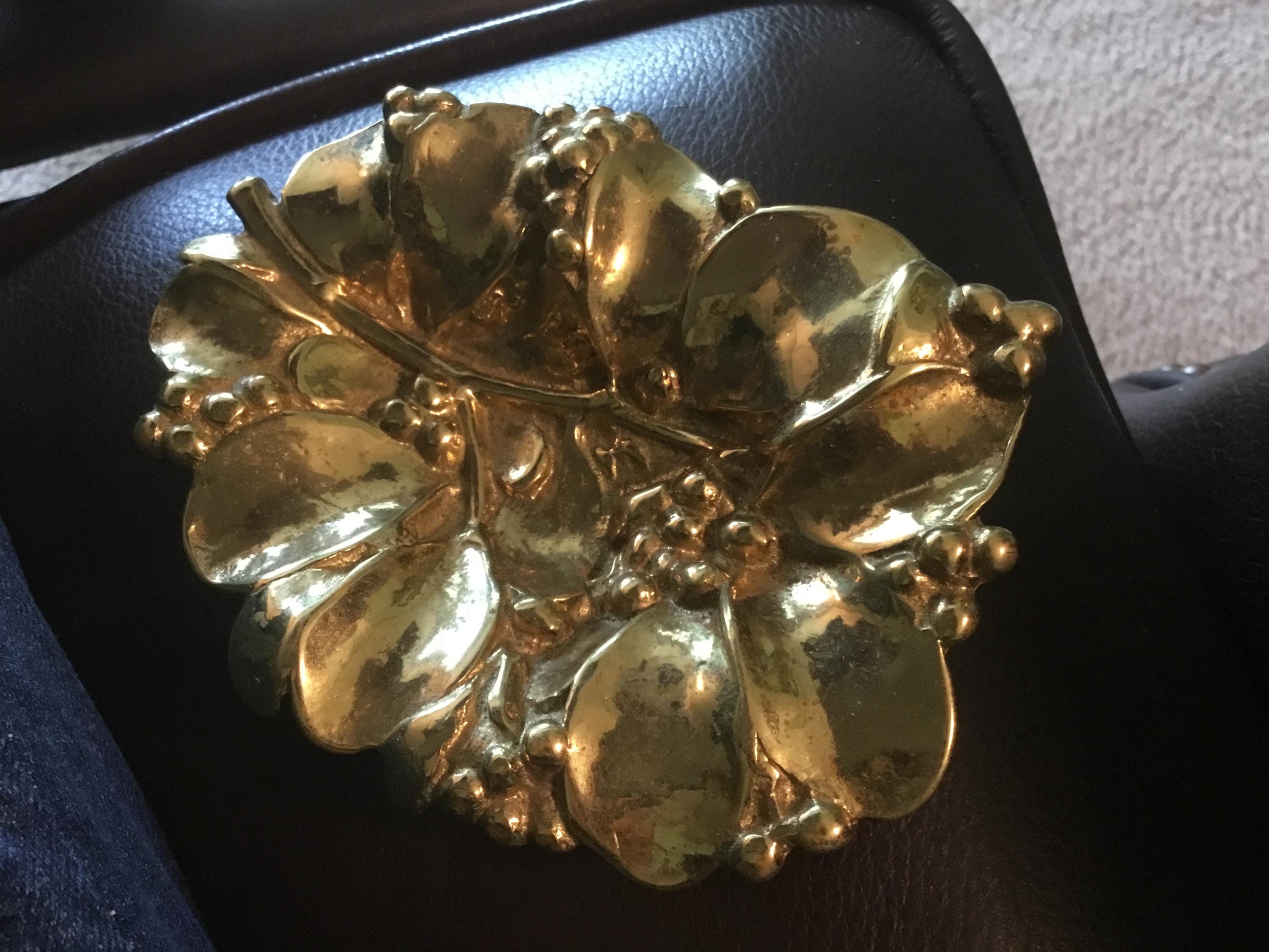 Solid Brass Mistletoe Virginia MetalCrafters
