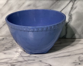 Vintage Stoneware Periwinkle Blue Large Bowl