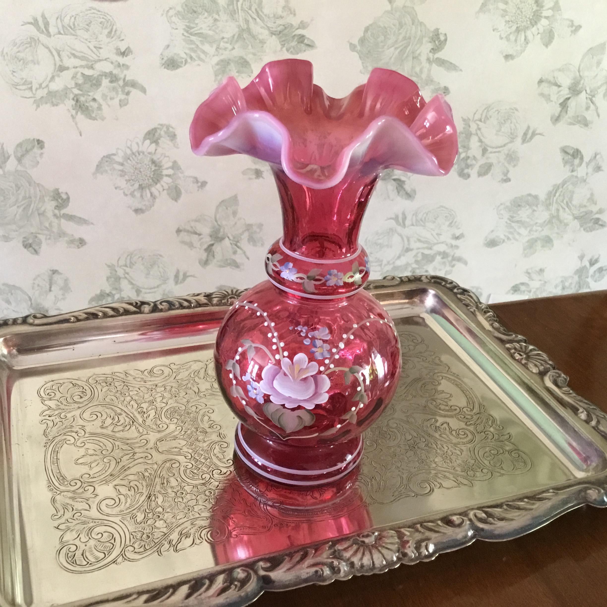 Rare Fenton Vase - Etsy