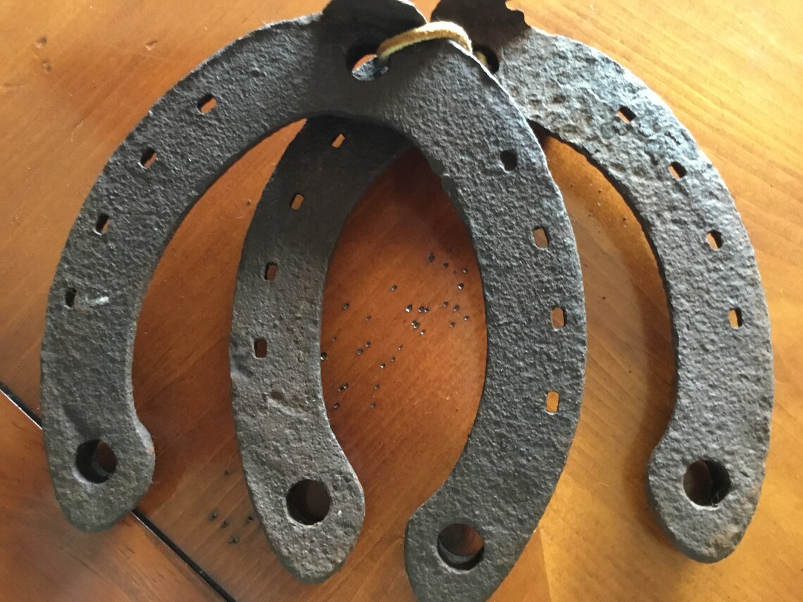 Pair Draft Horseshoes Etsy
