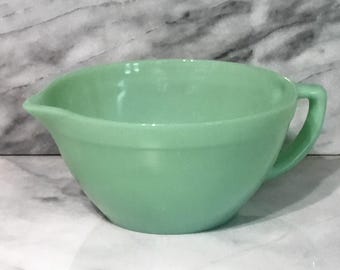 Vintage Jadeite Fire King Batter Bowl