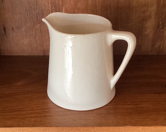 Vintage USA White 5 1/4 Inch Milk/Syrup Pitcher