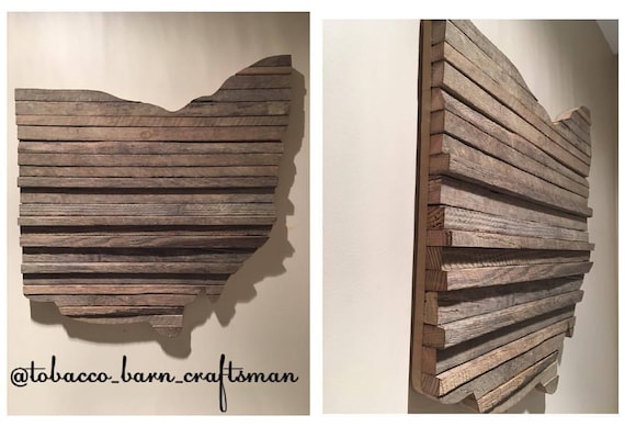 tobacco stick wall art Reclaimed Kentucky Wood Tobacco Stick State - All 50 States Available