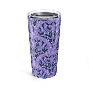 Feengarten bei Nacht Thermobecher, Reisebecher, personalisiertes Geschenk, Wasserflasche, Kaffeetasse, Sommer-Trinkgeschirr