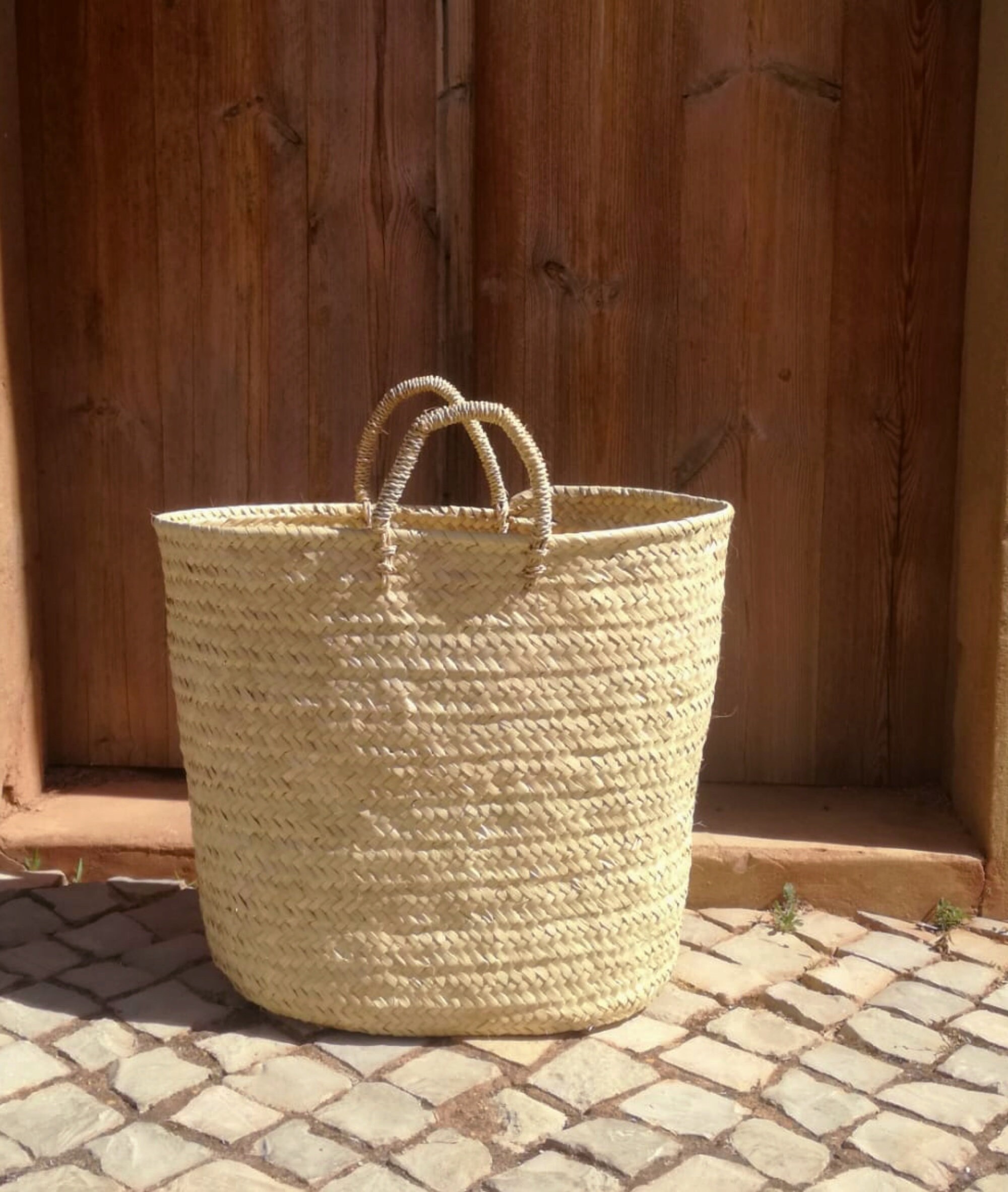 CESTA DE PAJA MERCADO Cesta Ecológica Cesta Sostenible | Etsy