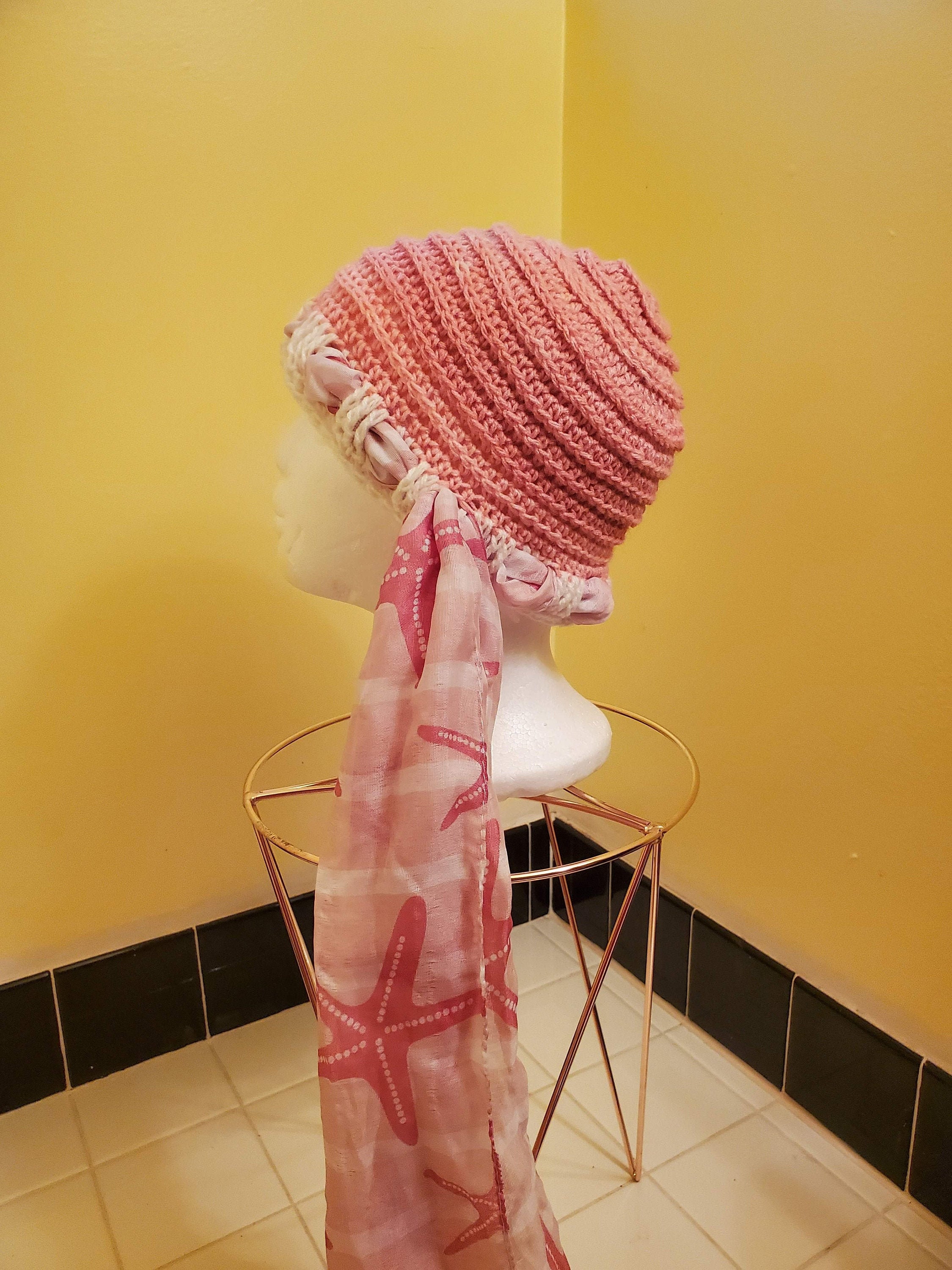 Bonnet Chimiothérapie Enfant Ciel - Collection Fleurie