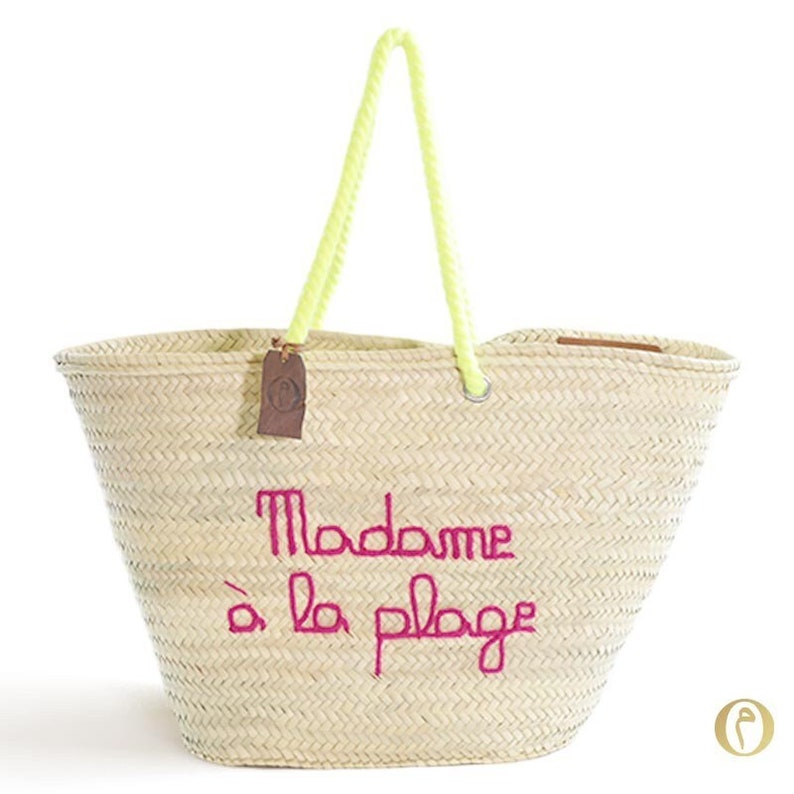 sac plage paille