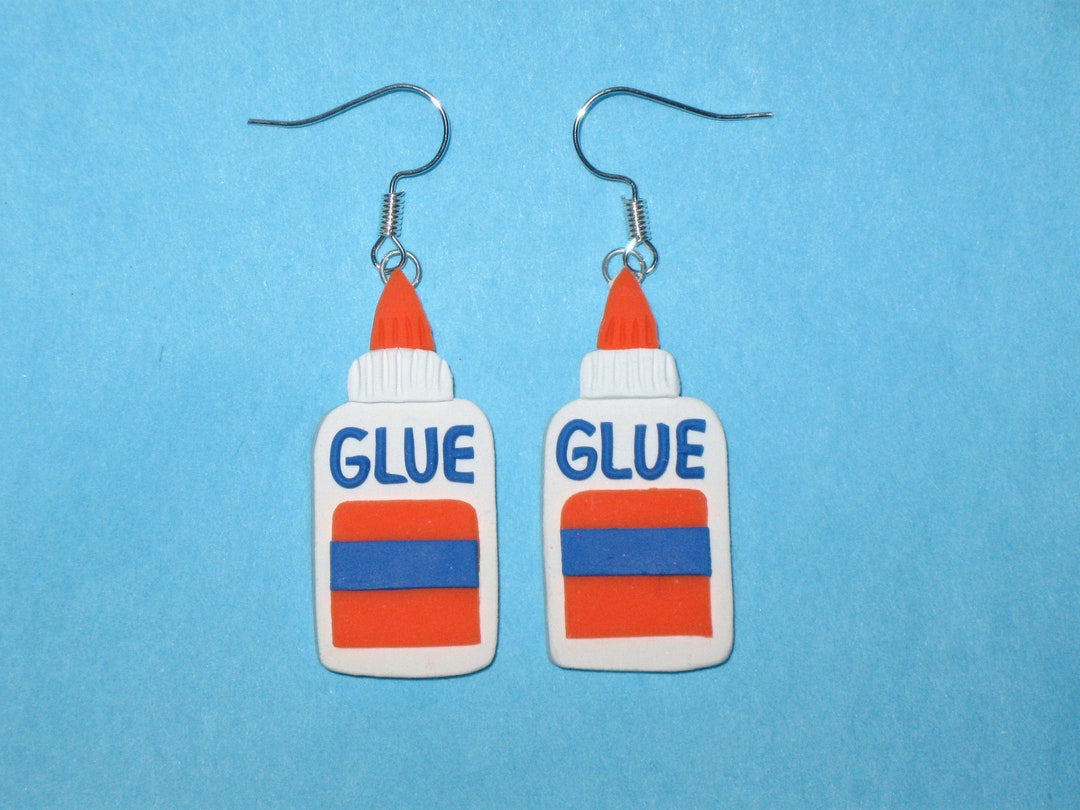 Glue Bottle Earringsglue Earringsschool Earringsteacher Etsy